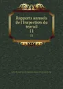Rapports annuels de l.Inspection du travail. 11 - Belgium. Office du travail
