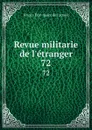 Revue militarie de l.etranger. 72 - France État-major de l'armée