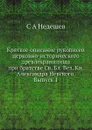 Краткое описание рукописей церковно-исторического древлехранилища при братстве Св. Бл. Вел. Кн. Александра Невского. Выпуск 1 - С.А. Недешев