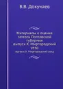Материалы к оценке земель Полтавской губернии. выпуск X. Миргородский уезд - В.В. Докучаев
