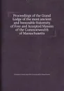 Proceedings of the Grand Lodge of the most ancient and honorable fraternity of Free and Accepted Masons of the Commonwealth of Massachusetts - Grand Lodge of the Commonwealth of Massachusetts