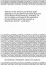 Abstract of the answers and returns made pursuant to an Act passed in the fifty-first year of His Majesty King George III, intituled, An Act for taking an account of the population of , and of the increase or diminution thereof - House of Commons