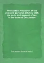 The taxable valuation of the real and personal estates, with the polls and amount of tax, in the town of Dorchester - Dorchester