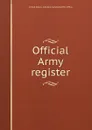 Official Army register - Adjutant-General