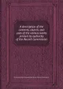 A description of the contents, objects, and uses of the various works printed by authority of the Record Commission - N.H. Nicolas