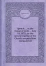 Speech in the House of lords July 18, 1833, on the second reading of the Church temporalities (Ireland) bill - Henry Phillpotts