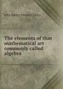 The elements of that mathematical art commonly called algebra - John Kersey