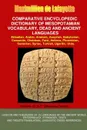 V16.Comparative Encyclopedic Dictionary of Mesopotamian Vocabulary Dead . Ancient Languages - Maximillien De Lafayette