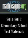 Elementary School Test Materials 2011-2012 - Tim Sanders