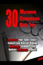 30 Maximum Conversion Rate Tips - New Thrive Learning Institute