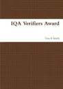 IQA Verifiers Award - Tina A Smith