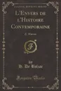 L.Envers de l.Histoire Contemporaine. Z. Marcas (Classic Reprint) - H. De Balzac