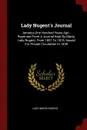 Lady Nugent.s Journal. Jamaica One Hundred Years Ago : Reprinted From A Journal Kept By Maria, Lady Nugent, From 1801 To 1815, Issued For Private Circulation In 1839 - Lady Maria Nugent