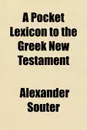 A Pocket Lexicon to the Greek New Testament - Alexander Souter