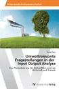 Umweltrelevante Fragestellungen in der Input Output Analyse - Weiss Teresa