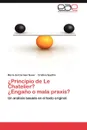 Principio de Le Chatelier. Engano O Mala Praxis. - Mar a. Del Carmen Naser, Cristina Speltini, Maria Del Carmen Naser