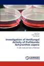 Investigation of Antifungal Activity of Puthkanda  Achyranthes aspera - Saba Riaz, Laiba Tehreem, Sana Khalid