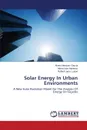 Solar Energy In Urban Environments - Marquez Garcia Alvaro, Varo Martinez Marta, Lopez Luque Rafael