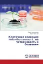 Клеточная селекция Helianthus annuus L. на устойчивость к болезням - Калашникова Елена, Хай Нгуен Тхань