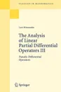 The Analysis of Linear Partial Differential Operators III. Pseudo-Differential Operators - Lars Hörmander