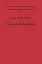 Optimale Reihenfolgen - H. Müller-Merbach