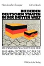 Die beiden deutschen Staaten in der Dritten Welt. Die Entwicklungspolitik der DDR - eine Herausforderung fur die Bundesrepublik Deutschland. - Hans-Joachim Spanger, Lothar Brock