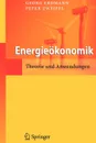 Energieokonomik. Theorie und Anwendungen - Georg Erdmann, Peter Zweifel