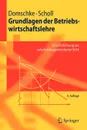 Grundlagen der Betriebswirtschaftslehre. Eine Einfuhrung aus entscheidungsorientierter Sicht - Wolfgang Domschke, Armin Scholl
