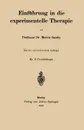 Einfuhrung in die experimentelle Therapie - Martin Jacoby