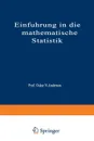 Einfuhrung in die Mathematische Statistik - Oskar N. Anderson