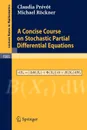 A Concise Course on Stochastic Partial Differential Equations - Claudia Prévôt, Michael Röckner