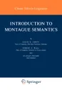 Introduction to Montague Semantics - David R. Dowty, Robert E. Wall, Stanley Peters