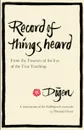 Record of Things Heard - Dogen, Dogen Dogen, Thomas F. Cleary