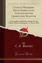 Catalog Mehrerer Privat-Sammlungen Ausgezeichneter Grabstichel-Blaetter. In Gewaehlten Abdrucken Meist Vor der Schrift, Welche Montag den 11. Maerz 1872 (Classic Reprint) - C. G. Boerner