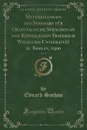 Mittheilungen des Seminars fur Orientalische Sprachen an der Koniglichen Friedrich Wilhelms-Universitat zu Berlin, 1900, Vol. 3 (Classic Reprint) - Eduard Sachau
