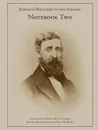 Extracts Relating to the Indians - Notebook 2 - Henry David Thoreau