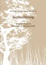 Remembering. An Anthology of Recollections - Ann Potter (editor), Sue Shannon-Jones (editor)