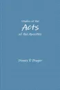 Studies of the Acts of the Apostles - Dennis Dinger