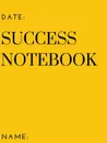 My Success Notebook - Alexius McCoy