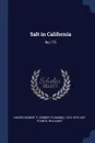 Salt in California. No.175 - Robert F. 1915-1979 Heizer, William E Ver Planck