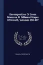 Decomposition Of Green Manures At Different Stages Of Growth, Volumes 398-407 - Thomas Lysons Martin