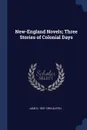 New-England Novels; Three Stories of Colonial Days - Jane G. 1831-1894 Austin