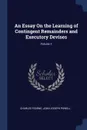 An Essay On the Learning of Contingent Remainders and Executory Devises; Volume 1 - Charles Fearne, John Joseph Powell