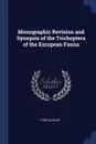 Monographic Revision and Synopsis of the Trichoptera of the European Fauna - R McLachlan