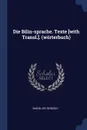 Die Bilin-sprache. Texte .with Transl... (worterbuch) - Simon Leo Reinisch