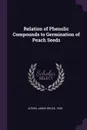 Relation of Phenolic Compounds to Germination of Peach Seeds - James Bruce Aitken