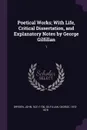 Poetical Works; With Life, Critical Dissertation, and Explanatory Notes by George Gilfillan. 1 - John Dryden, George Gilfillan