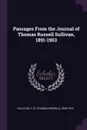 Passages From the Journal of Thomas Russell Sullivan, 1891-1903 - T R. 1849-1916 Sullivan