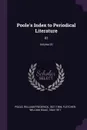 Poole.s Index to Periodical Literature. 03; Volume 03 - William Frederick Poole, William Isaac Fletcher