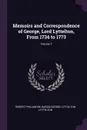 Memoirs and Correspondence of George, Lord Lyttelton, From 1734 to 1773; Volume 1 - Robert Phillimore, Baron George Lyttelton Lyttelton